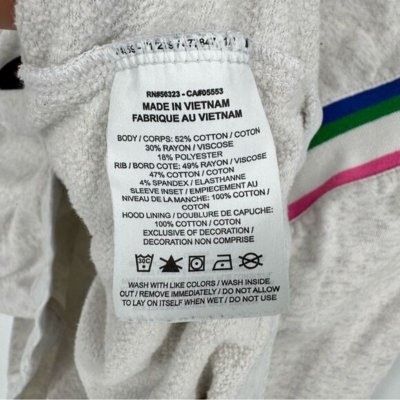 Nike Gray Hoodie Long-Sleeved Graphic Pull-Over Hoodie Medium - Picture 6 of 7